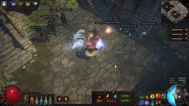 Path of Exile 3.23 (Affliction) - Spectres Maw of Mischief vs Uber Maven