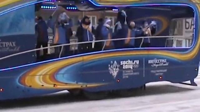 Олимпийский огонь Воронеж 18 01 14