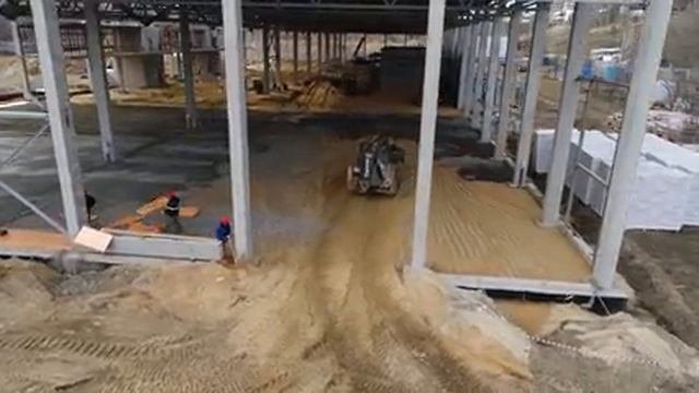 Волгоградсверху - строительство музея в пойме реки Царица