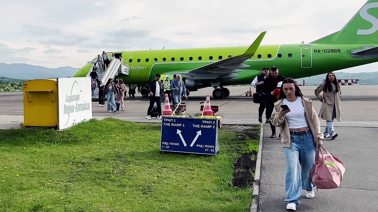 Полет из Новосибирска в Горно-Алтайск на Эмбраере S7