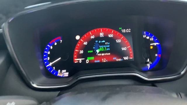 Toyota Corolla 2019 1.8 HYBRID Acceleration 0-60mph