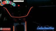 MERCEDES-BENZ W204 LED 12v FLEXIBLE EL WIRE STRIP NEON GLOW LIGHT