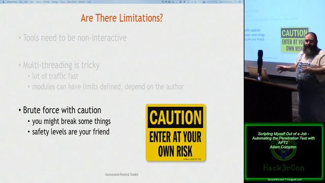112 Scripting Myself Out of a Job Automating the Penetration Test with APT2 Adam Compton