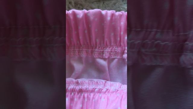Красивая розовая женская пижама топ бандо и шорты "pink rabbits" 2020 Nightwear by Luna