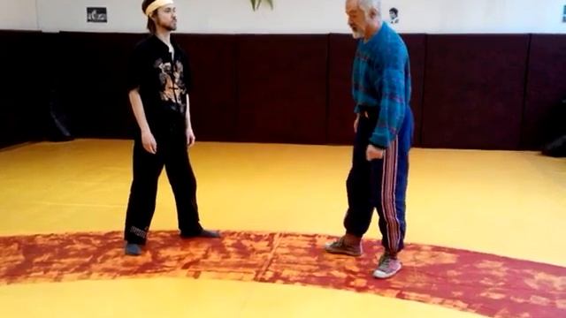 Тунбэй кунг фу. Варианты применения первой связки ТАЙЛИМЭНЬ.