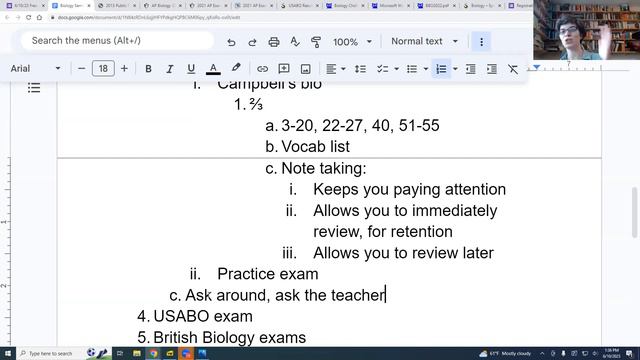 Free Biology Seminar — Classes, Standard Tests, Contests and How to Prepare