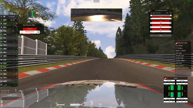 Nordschleife - Assetto Corsa Mercedes Benz 190E 2.5 EVO2 - Hotlap
