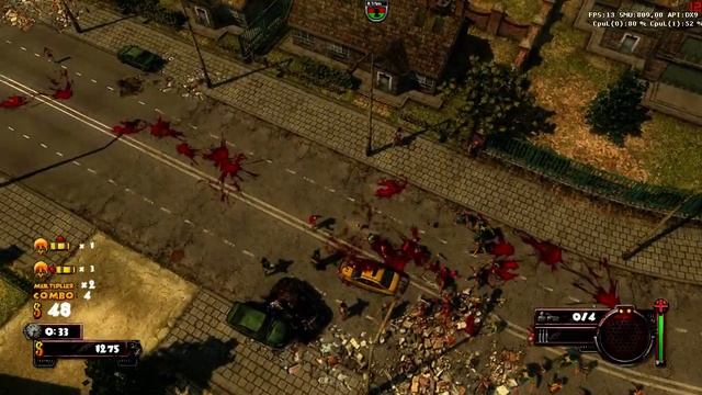 Zombie Driver Gameplay with Low Settings on Acer Aspire One 522 AMD C-60 APU Radeon HD6290