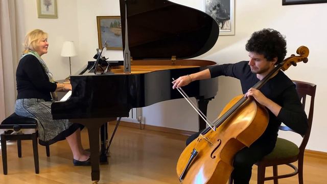 Chopin Cello Sonata, 3rd movement - Jamal Aliyev & Gülsin Onay