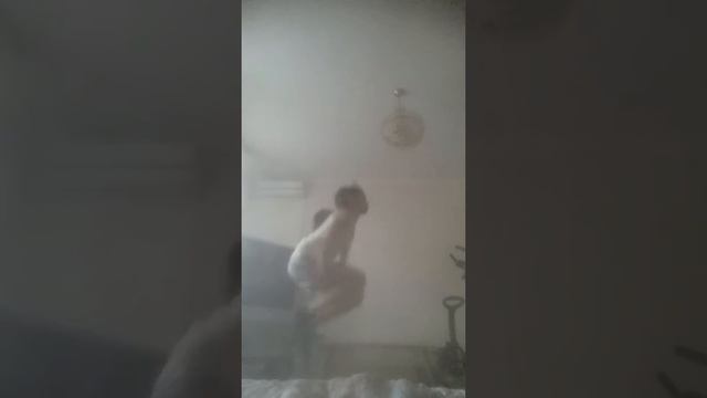 Я и скакалка.