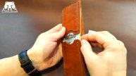 Мега-компактный и очень вместительный кошелек из кожи.