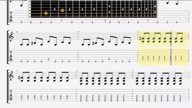 Beatles The   I Saw Her Standing There GUITAR 2 TABLATURE