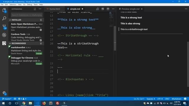 Introduction to Markdown