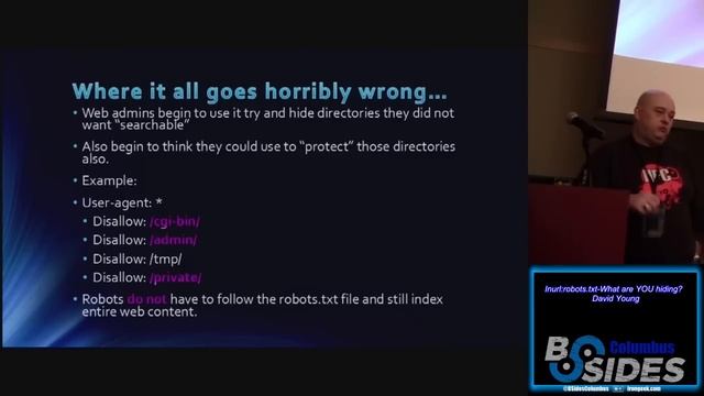 Special Teams02 Inurlrobotstxt What are YOU hiding David Young
