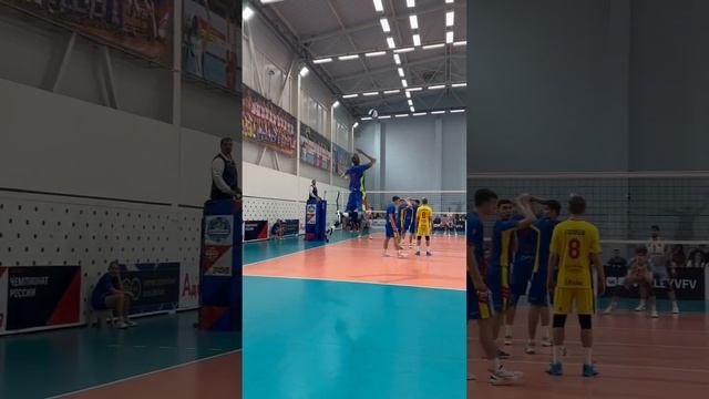 Атака с 4 зоны против Автомибилиста ? #волейбол #volleyball #прыжок