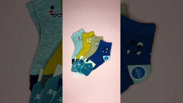 Милые носки детские комплект 5 пар эмоджи рожицы монстрики купить на Ozon или Wildberries