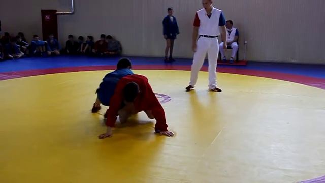 Чичков Артур Первенство МО по самбо 2016. Болевой "КАНАРЕЙКА"