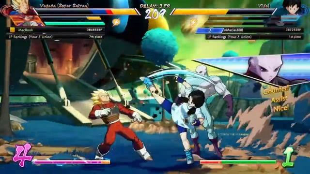 DBFZ Goku Black Union Rank 7(Macbook) VS Rank 1( Oscar. M 608)