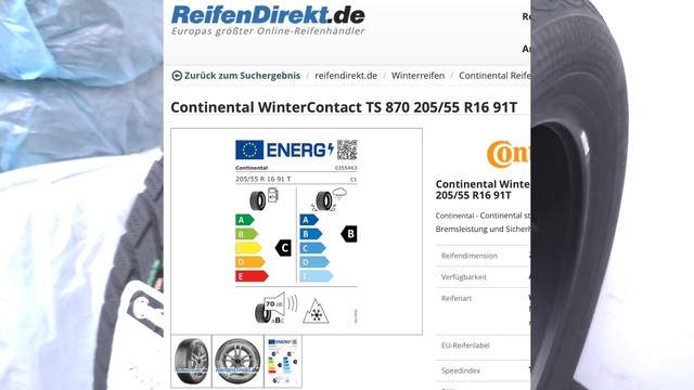 Continental WinterContact TS 870  обзор