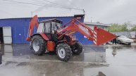 Экскаватор-погрузчик на базе трактора Беларус-92П