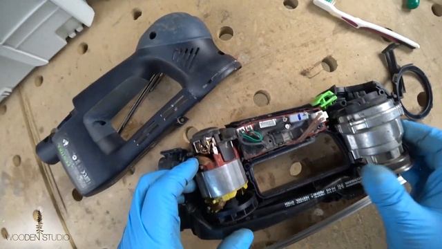 Festool Rotex RO 90 DX замена приводного ремня.