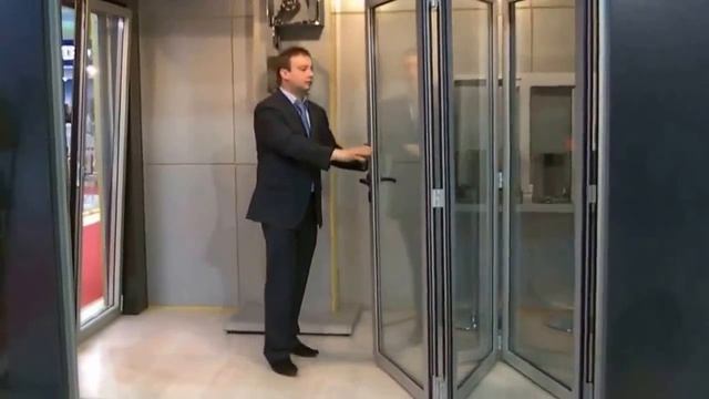 Система складных перегородок и дверей Гармошка