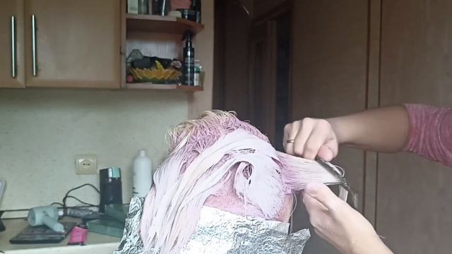 ТОТАЛ БЛОНД  ТОНИРОВАНИЕ