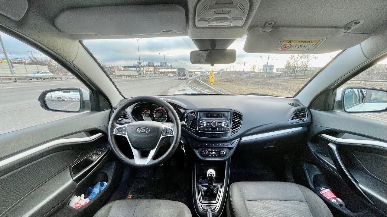 Lada Vesta 2019 тест драйв от первого лица в городе