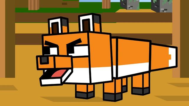 Лиса и Лес Чар | Block Squad (Minecraft Анимация)