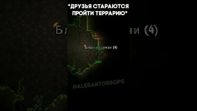 ПОВ: ПЫТАЕШЬСЯ ПРОЙТИ ТЕРРАРИЮ С ДРУГОМ - TERRARIA #alesantossops #tng #приколы #игры #фэйлы #смешно