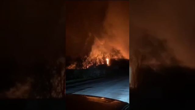Российские войска сожгли нефтебазу в Житомирской области