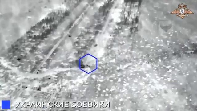 В окрестностях н.п. Красногоровка оператор FPV-дрона из отряда специального назначения «Грачи» пораз