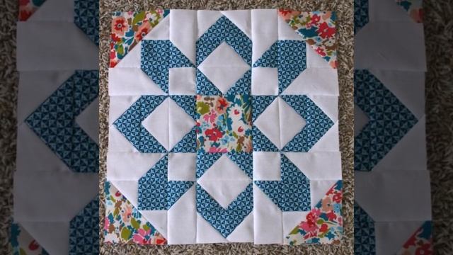 Sew Modern Patchwork Cushion With Squares Rectangles And Half Square Triangles At Home