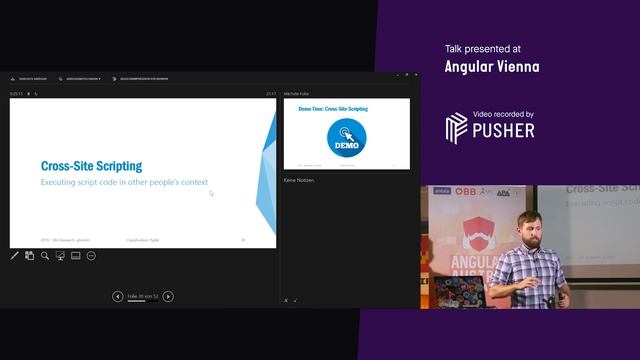 Angular Vienna, Web Application Security for Frontend Devs, July 2019