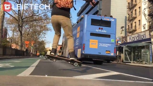 ЭЛЕКТРИЧЕСКИЙ СНОУБОРД!  Электроскейт для зимы esnowboard