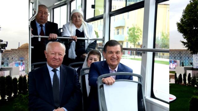 Шавкат Мирзиёев трамвайда