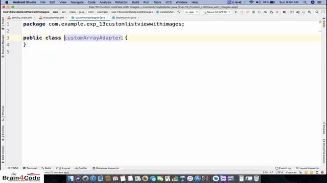 Step By Step Create ListView With Custom ArrayAdapter In Swift 5 XCode | Hindi | Android With Java