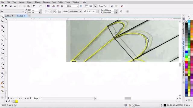 Tutorial: Logo - Color Of Life - CorelDraw X7 - Using Bezier Tool.
