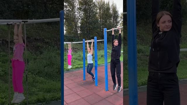 Упражнение номер 22 (статический вис на перекладине)