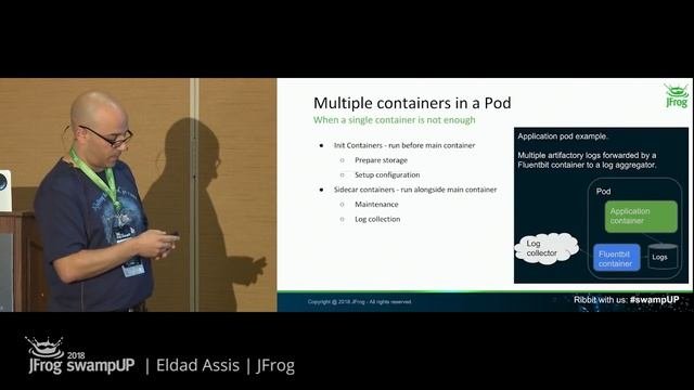 SwampUP 2018 | Kubernetes Is Hard! Lessons Learned Taking JFrog Apps To Kubernetes - Eldad Assis