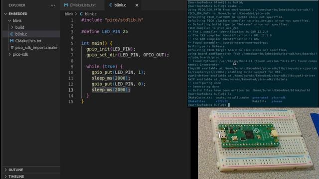 Intro to Pi Pico MCU Programming from Linux Workstation