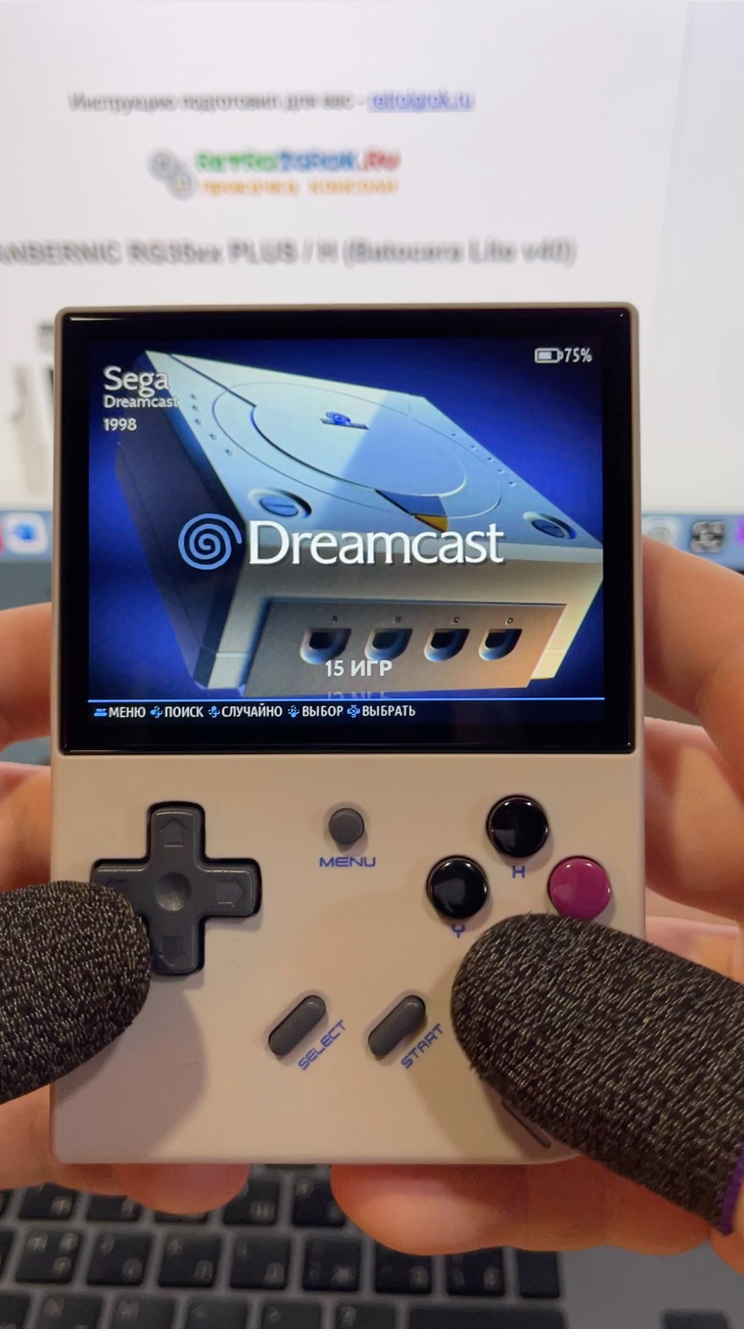 Игры Dreamcast для Anbernic RG35xx Plus на 256гб карте