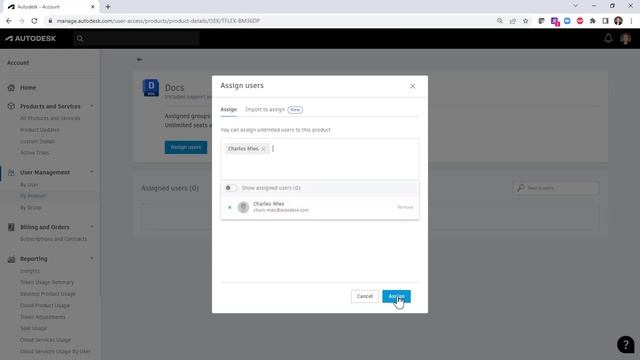 Autodesk Validation Tool - Assigning Access