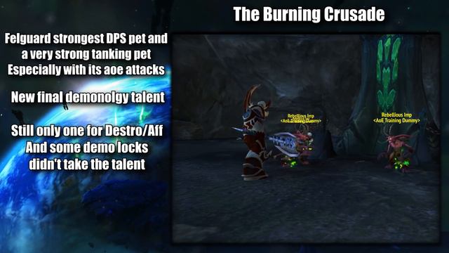 History of Warlock Pets - Voidwalker (Vanilla Wow to BfA)