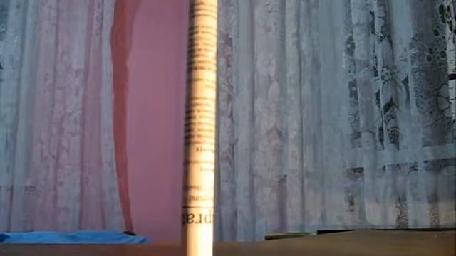 Как перерубить трубочку из А4 кухонным ножем