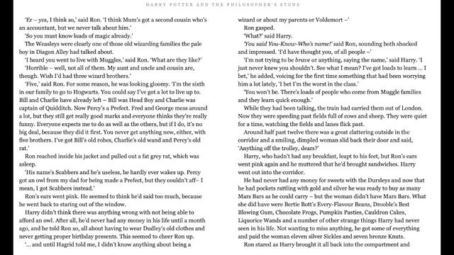 Harry Potter and the Philosopher's Stone: Chapter Six