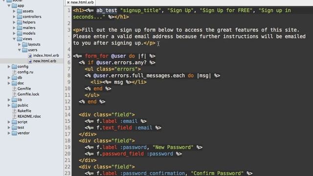 Ruby on Rails - Railscasts PRO #331 A/B Testing with Split (pro)