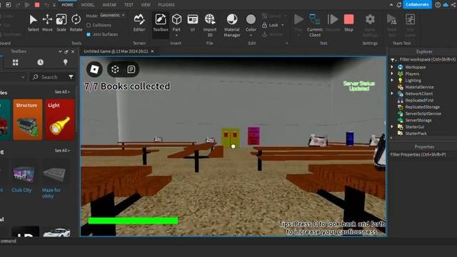 Baldis Basics Null Style in roblox