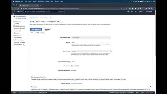 Creating a Elastic Container | Launching a Docker | Deletion || AWS Lab3 || John|| AWS || KLU