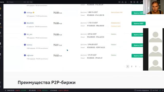 Разбор, покупка через P2P Binance